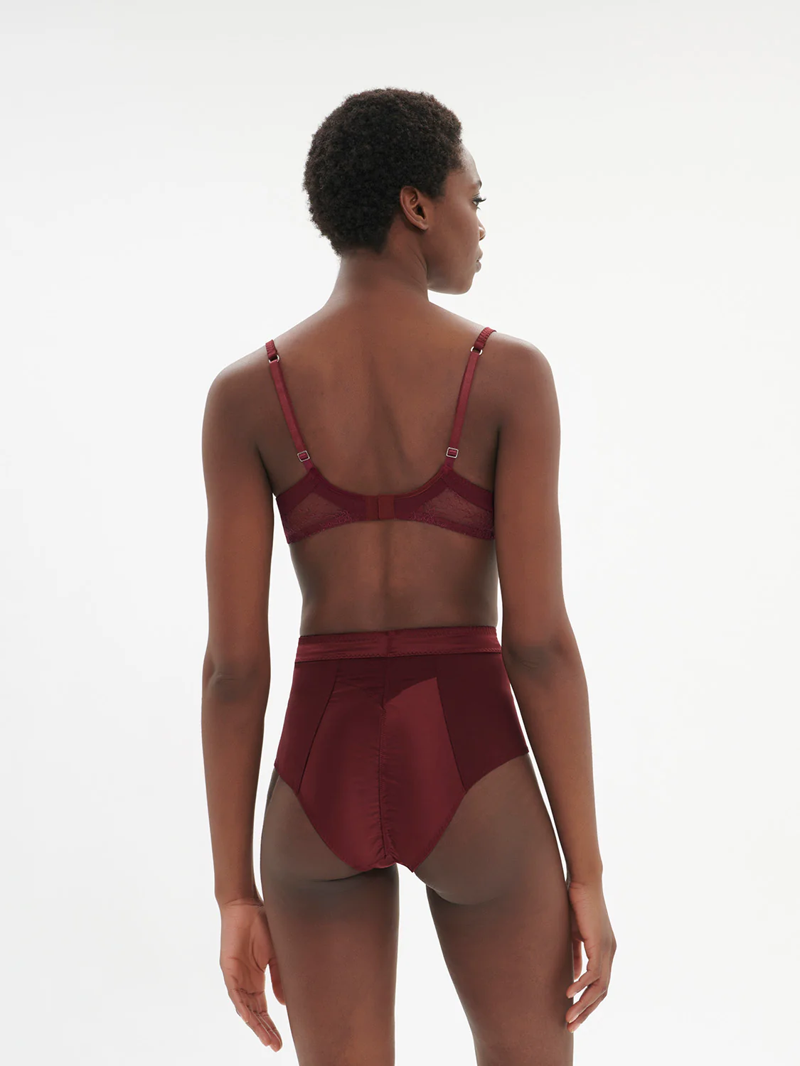 Eve Underwire Bra - Dark Red - Image 5