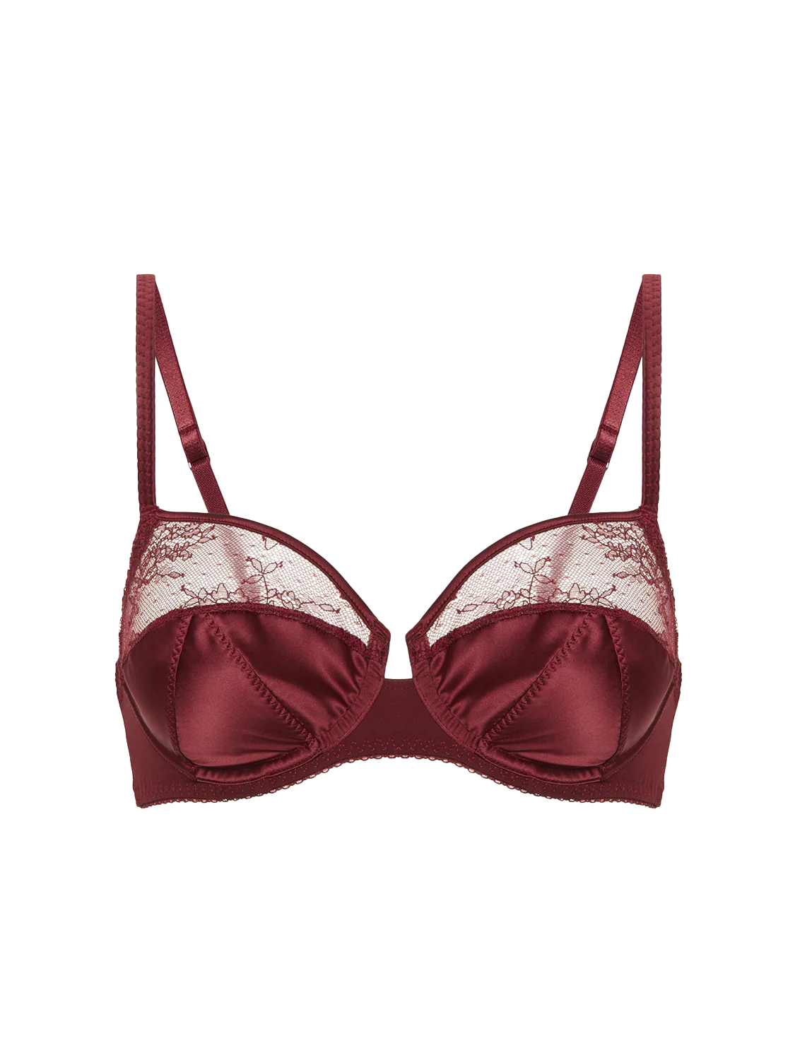 Eve Underwire Bra - Dark Red - Image 7