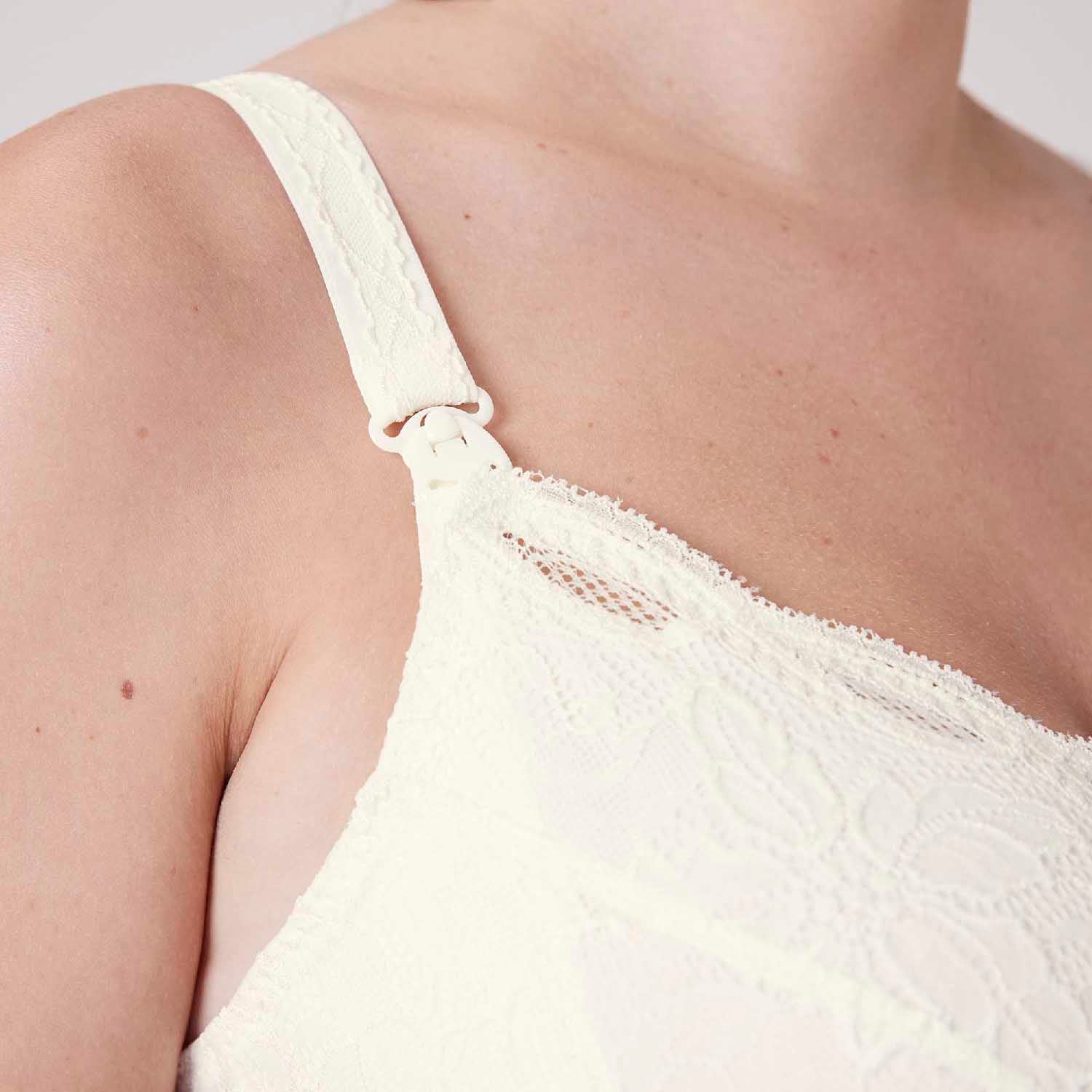 Eden Nursing Bra - Ivory - Image 8