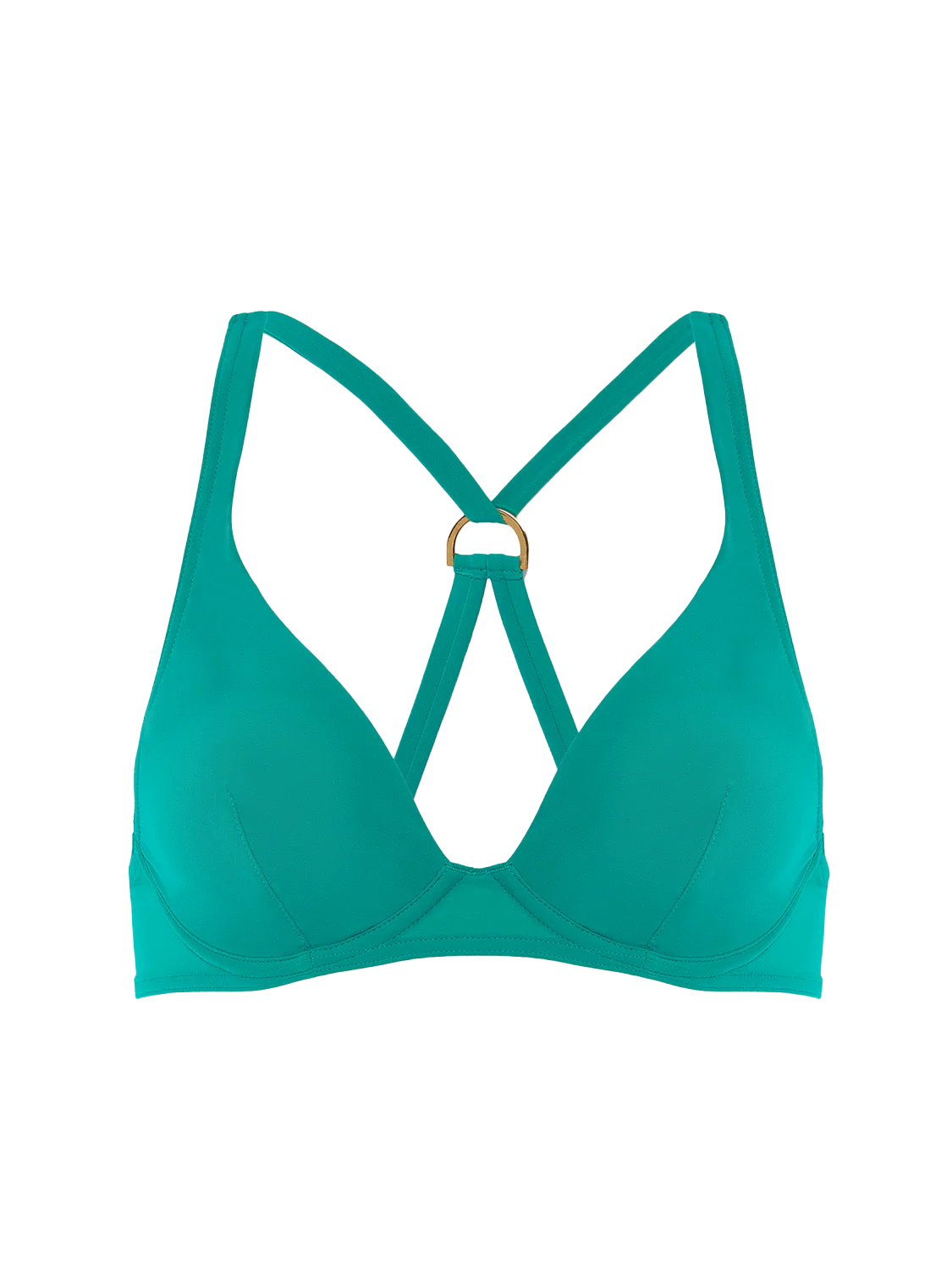 Palmeraie Underwire Plunge - Waterfall Green - Image 11