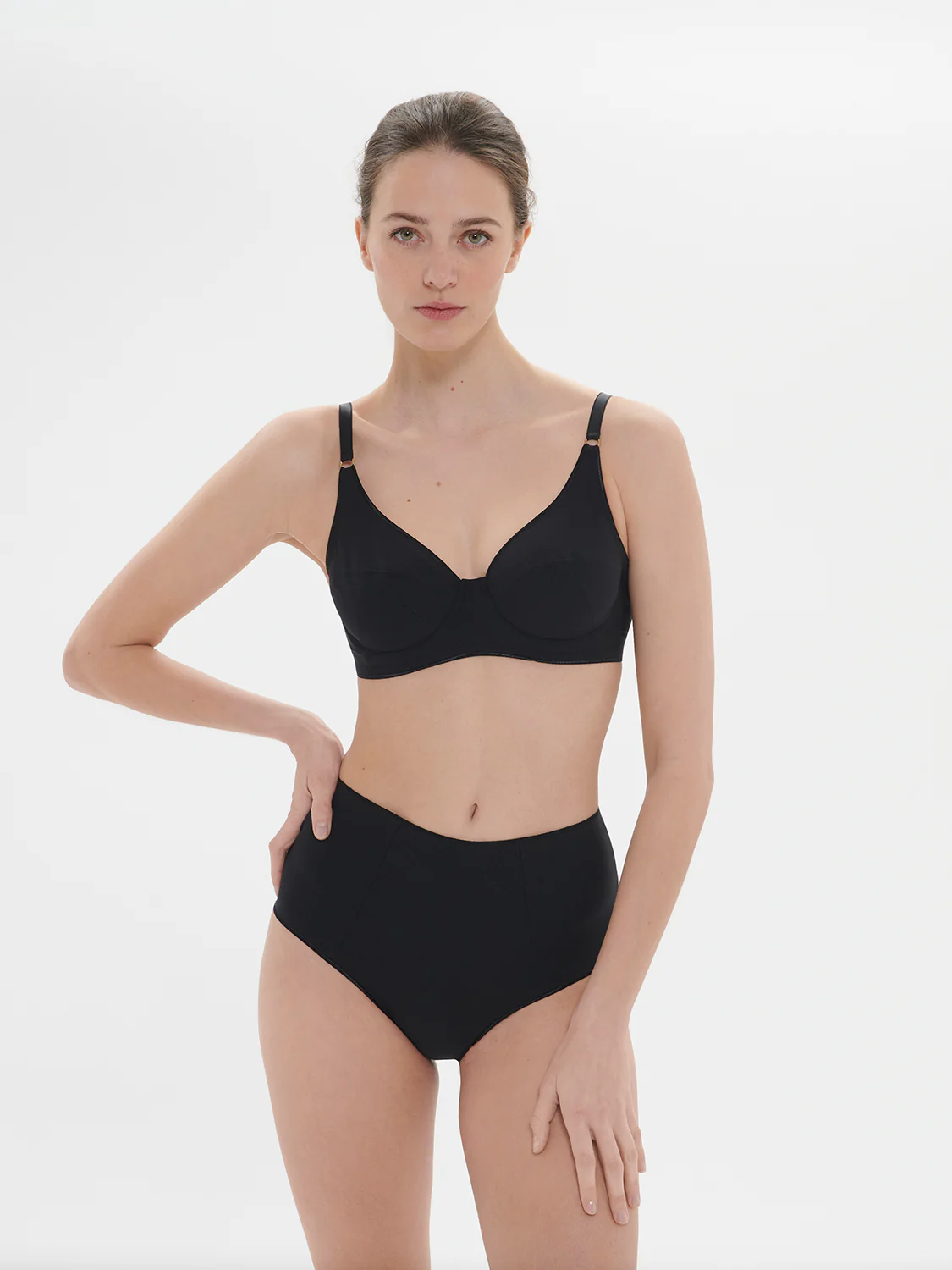 Artifice Underwire Plunge - Black - Image 6