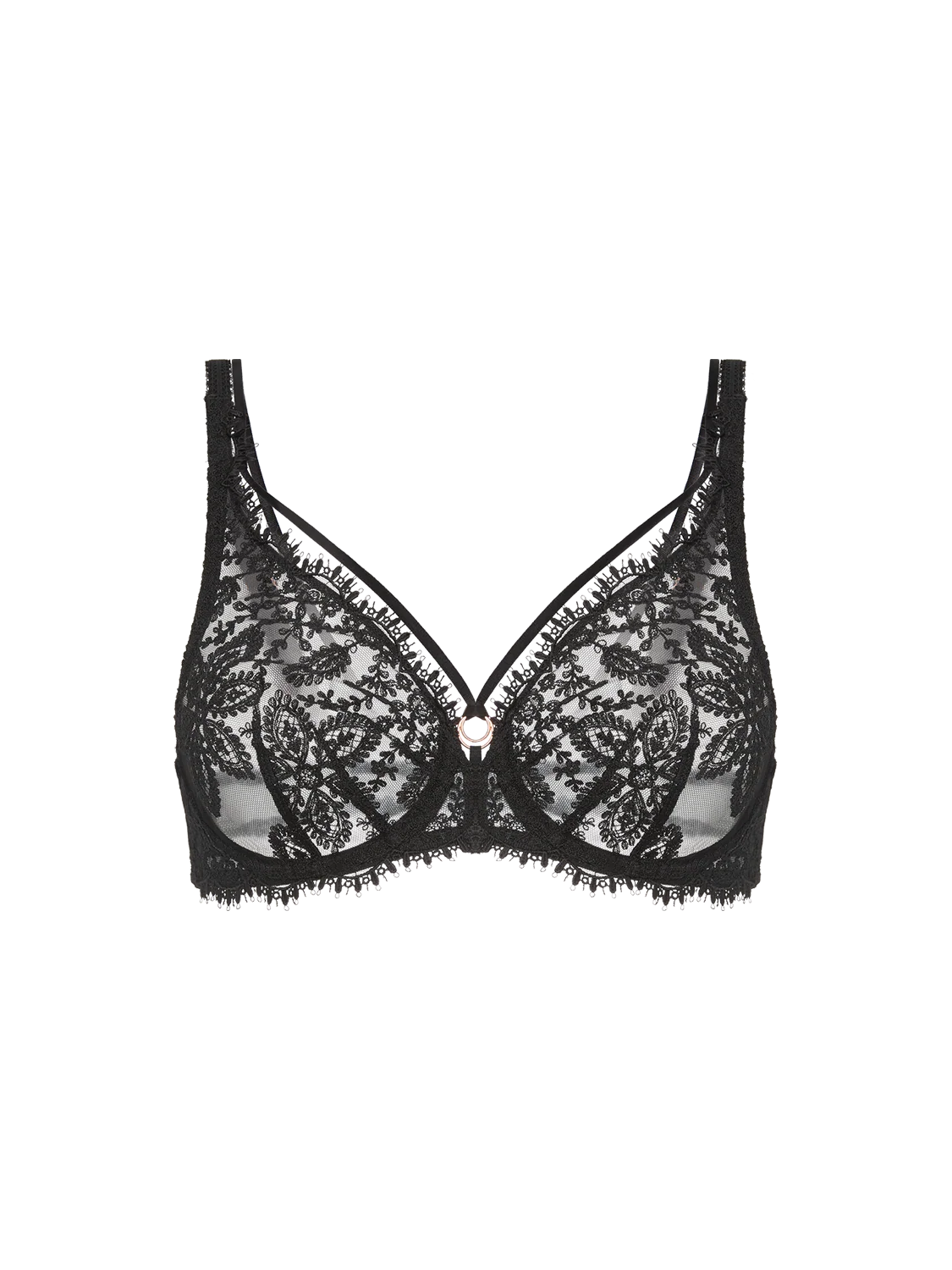 Precieuse Underwire Plunge - Black - Image 18