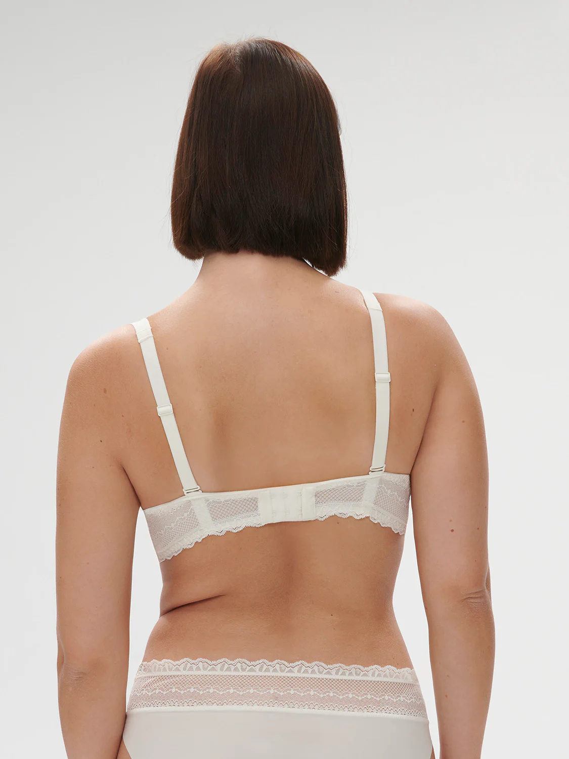 Destinée Underwire Plunge - Ivory - Image 9