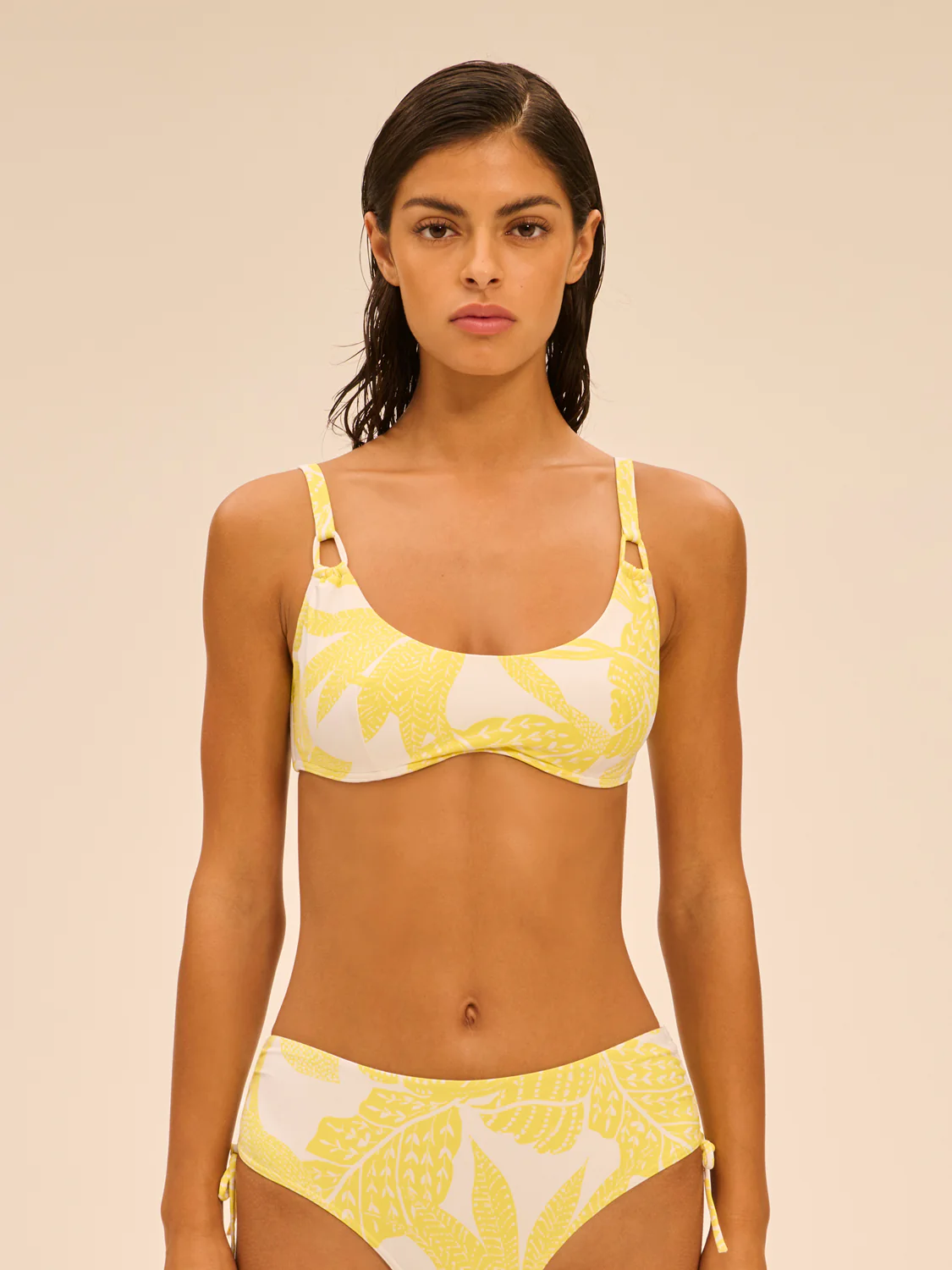 Melia Underwire Scoop - Plumeria Yellow