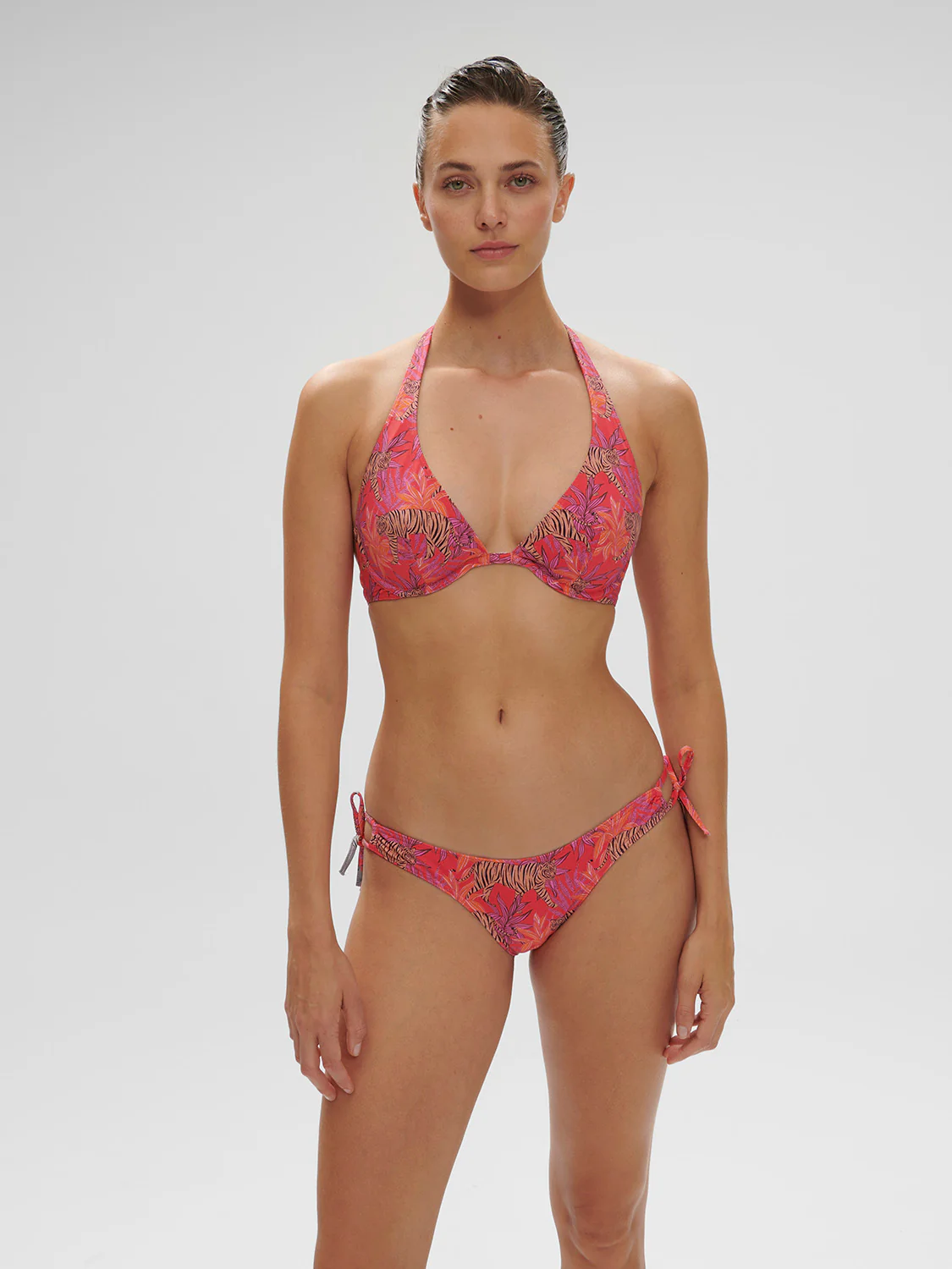 Agathe Underwire Triangle - Jungle Dawn Print - Image 3