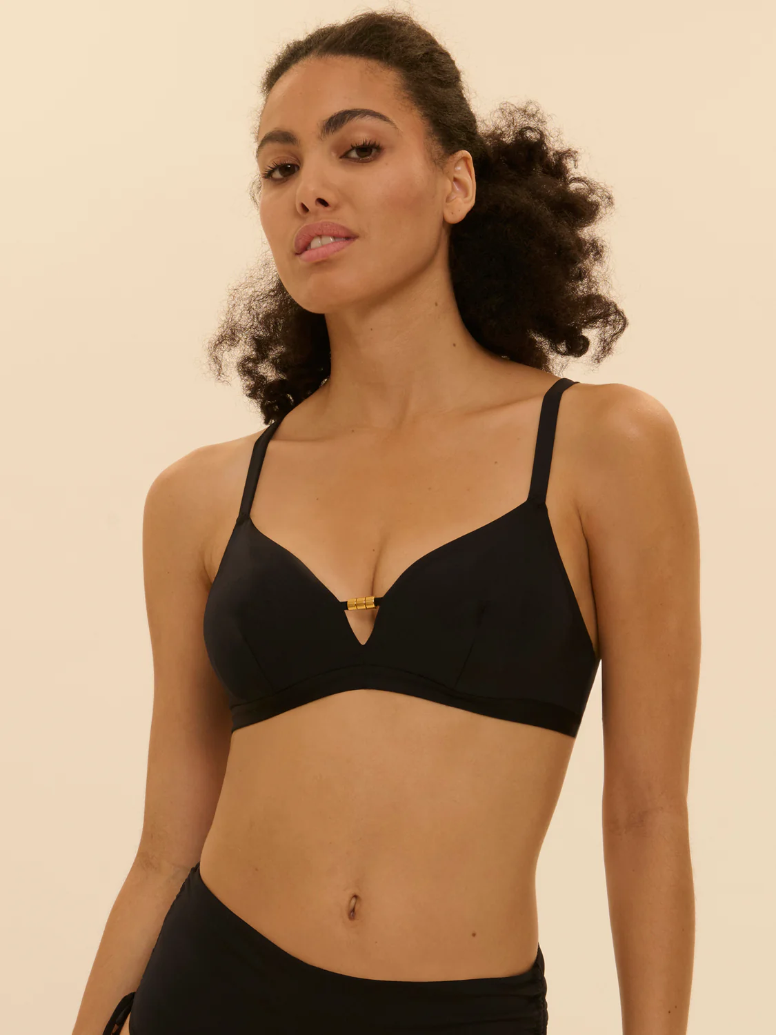 Perle Underwire Triangle - Black
