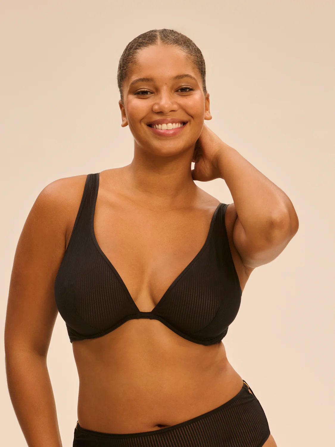 Angele Underwire Triangle- Black - Image 7