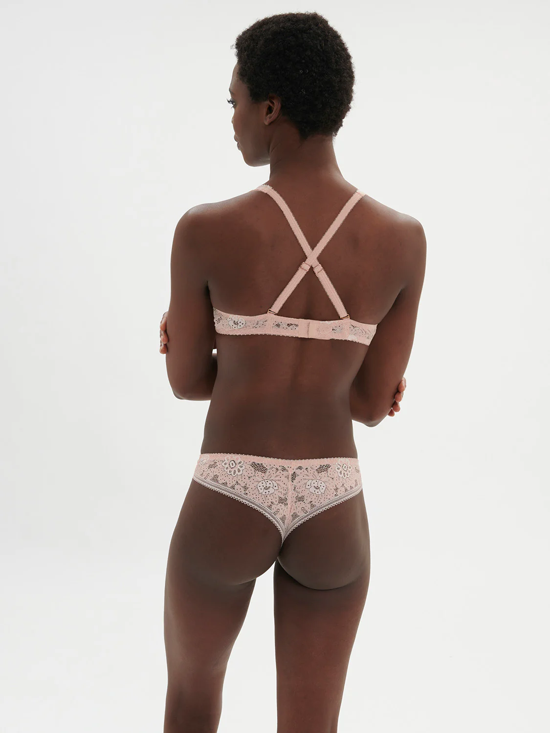 Festive Underwire Triangle - Ballet Pink - Image 11