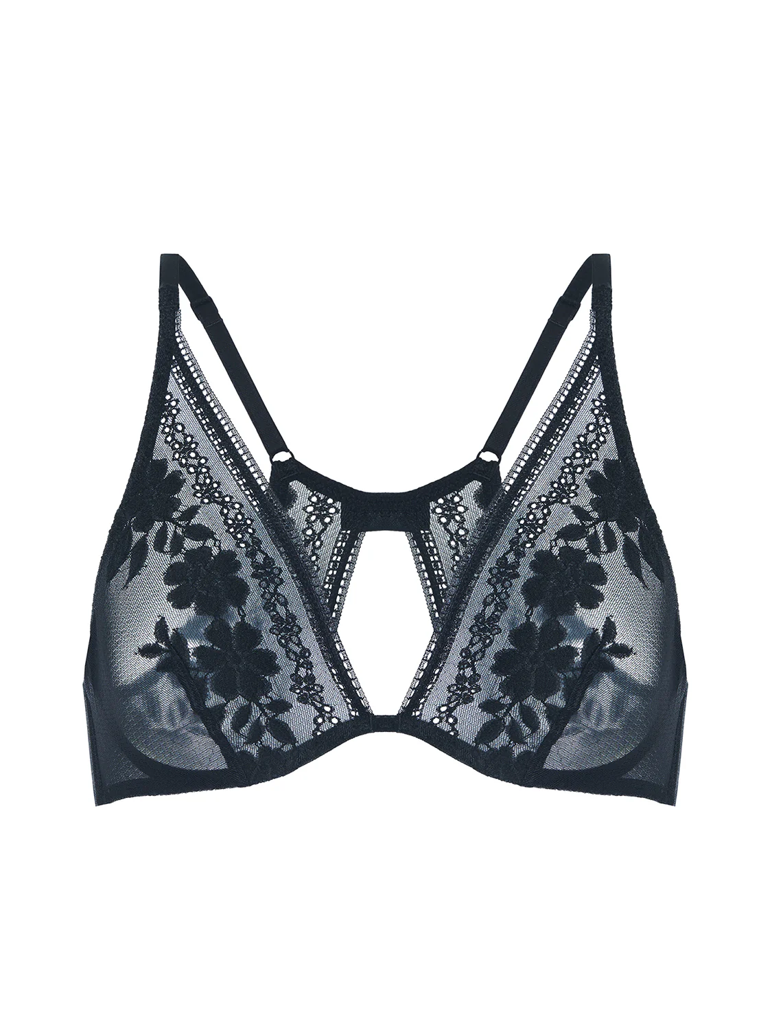 Heloise Underwire Triangle - Black - Image 11