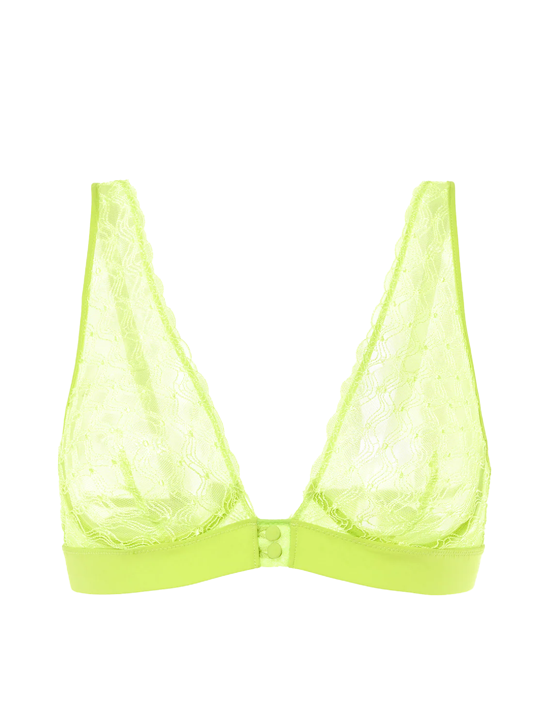 Rose Underwire Triangle - Lime - Image 6