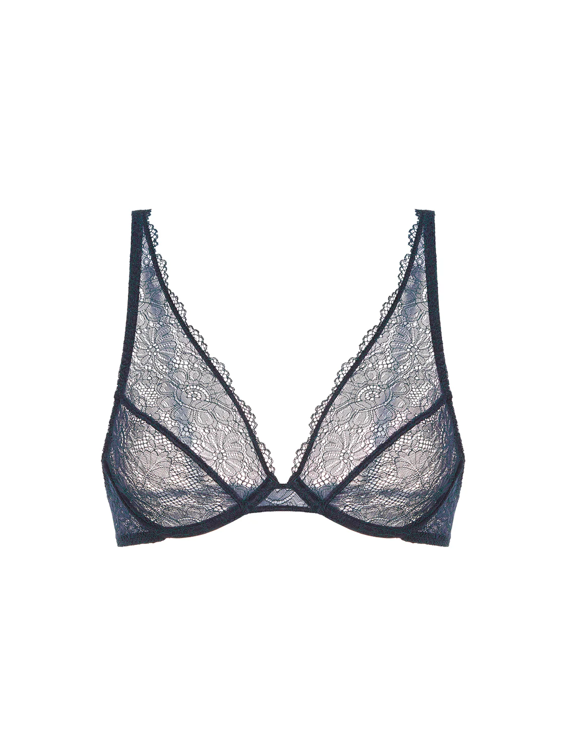 Poeme Underwire Triangle - Sapphire - Image 10