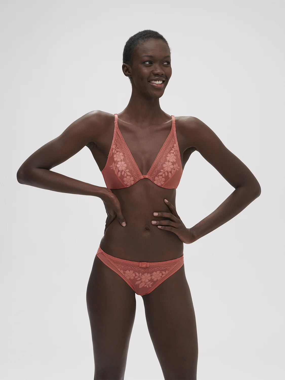 Heloise Underwire Triangle - Texas Pink - Image 6