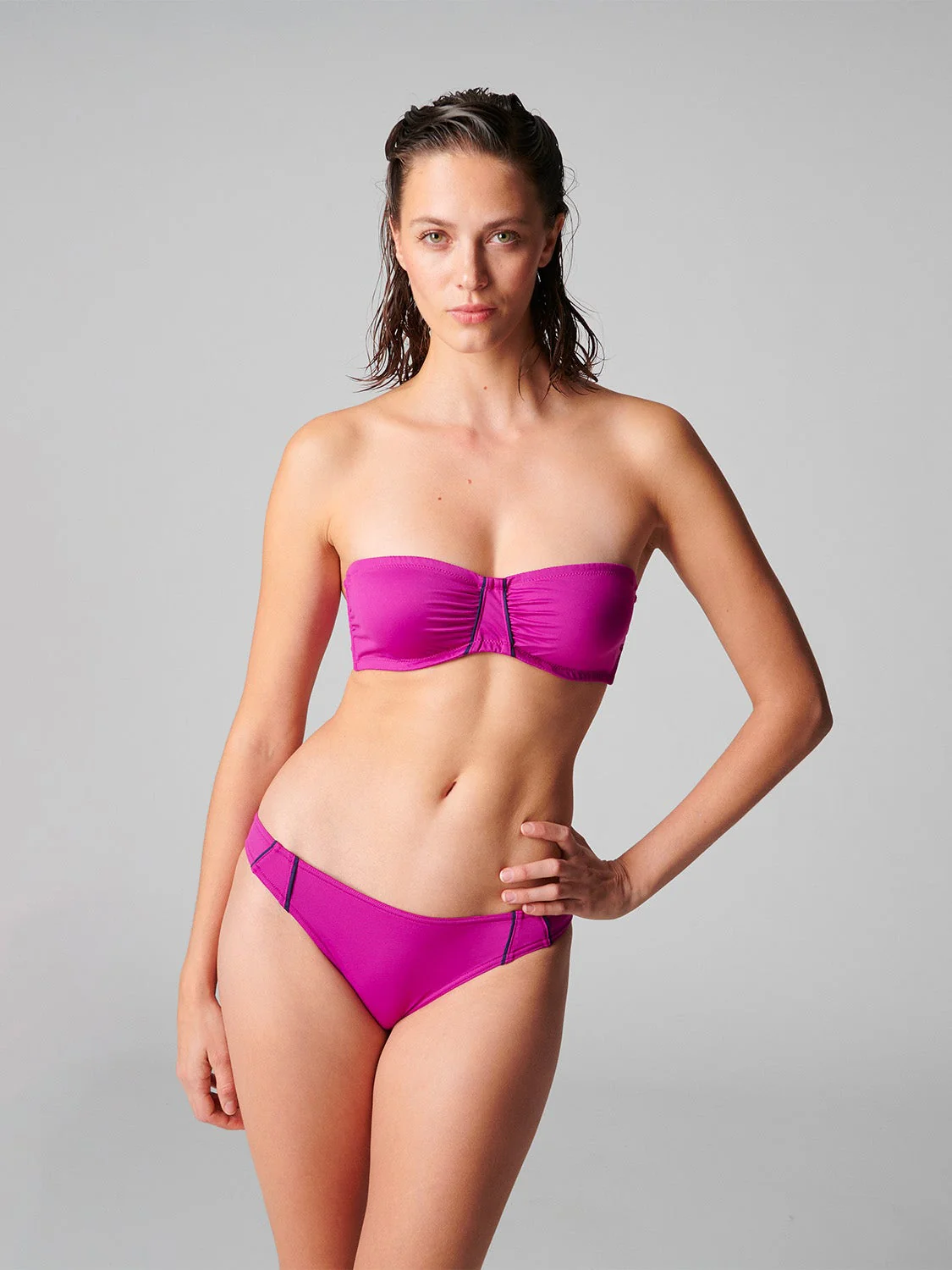 Calysta Underwire Bandeau - Bougainvillea - Image 5