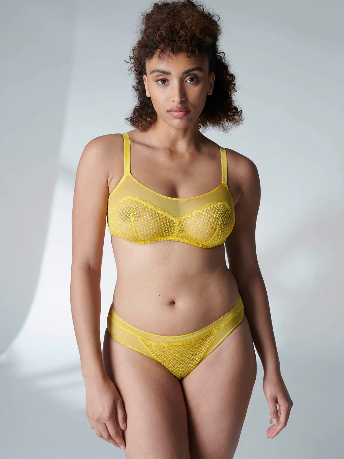 Manon Underwire Bandeau - Chrome Yellow - Image 3