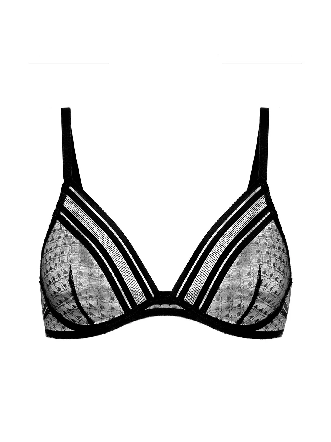 Iris Underwire Plunge - Black - Image 11
