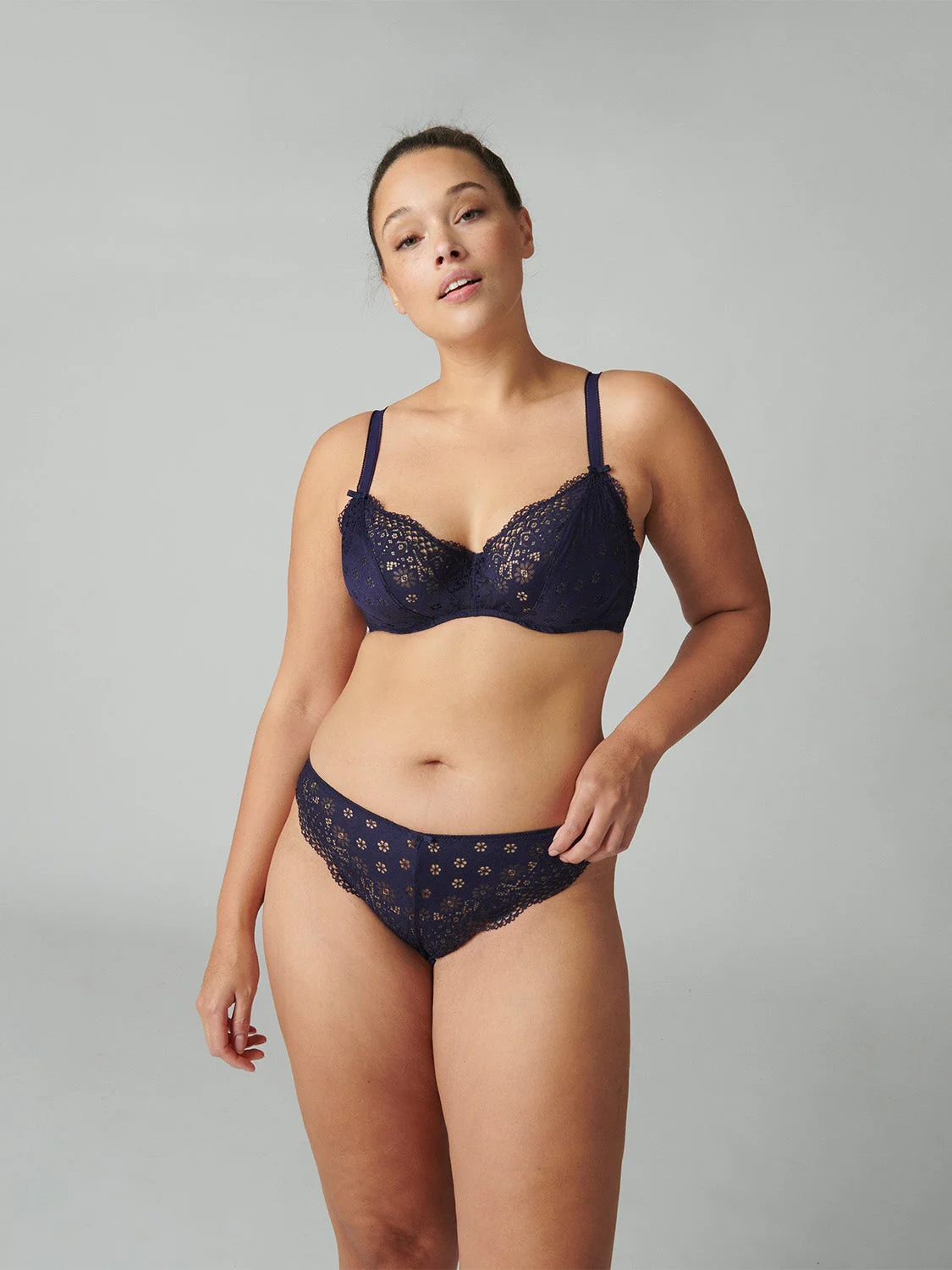 Aimee Underwire Plunge - Midnight - Image 9