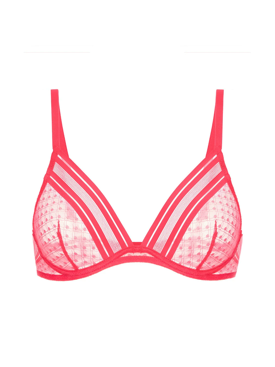 Iris Underwire Plunge - Papaya - Image 7