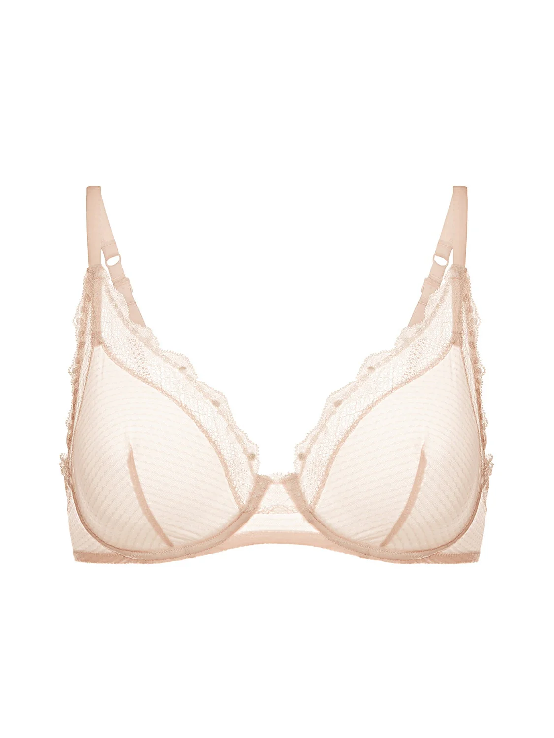 Candide Underwire Plunge - Sakura Pink - Image 11