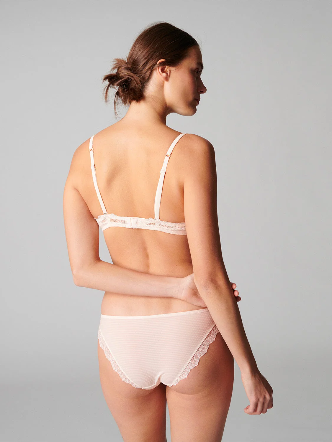 Candide Underwire Plunge - Sakura Pink - Image 5