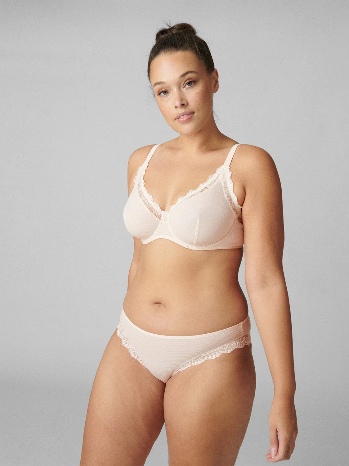 Candide Underwire Plunge - Sakura Pink - Image 9