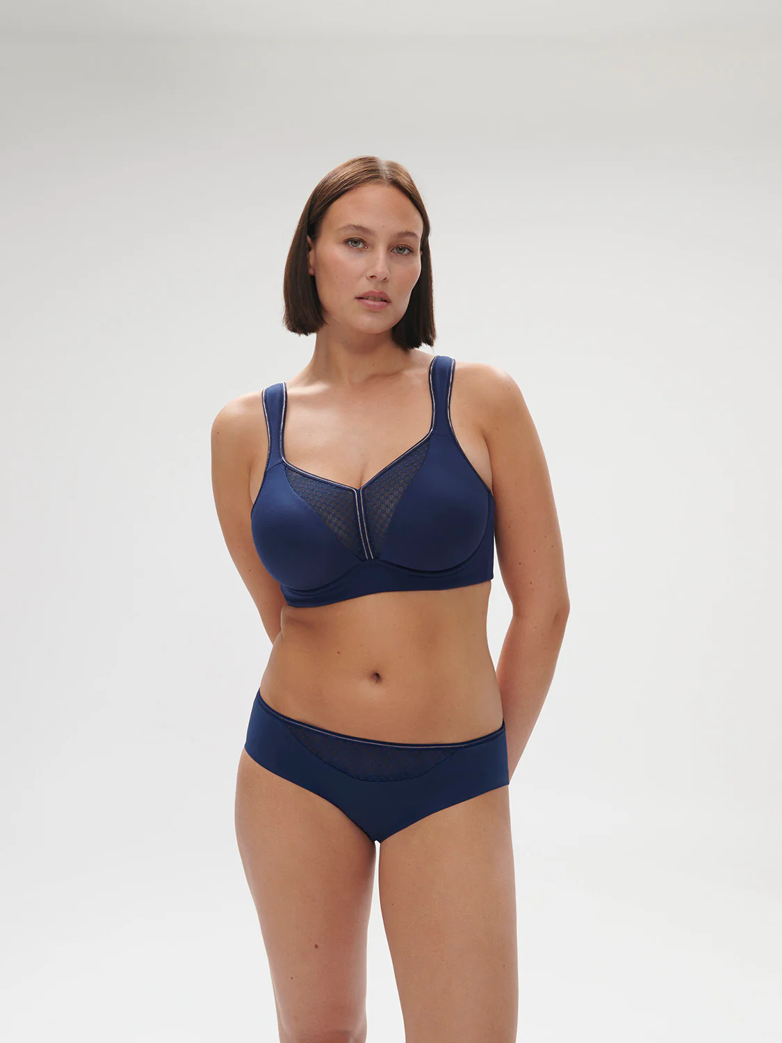 Harmony High Impact Sports Bra w/ Underwire - Midnight Blue - Image 6