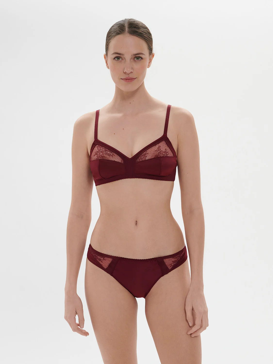 Eve Bralette - Dark Red - Image 4