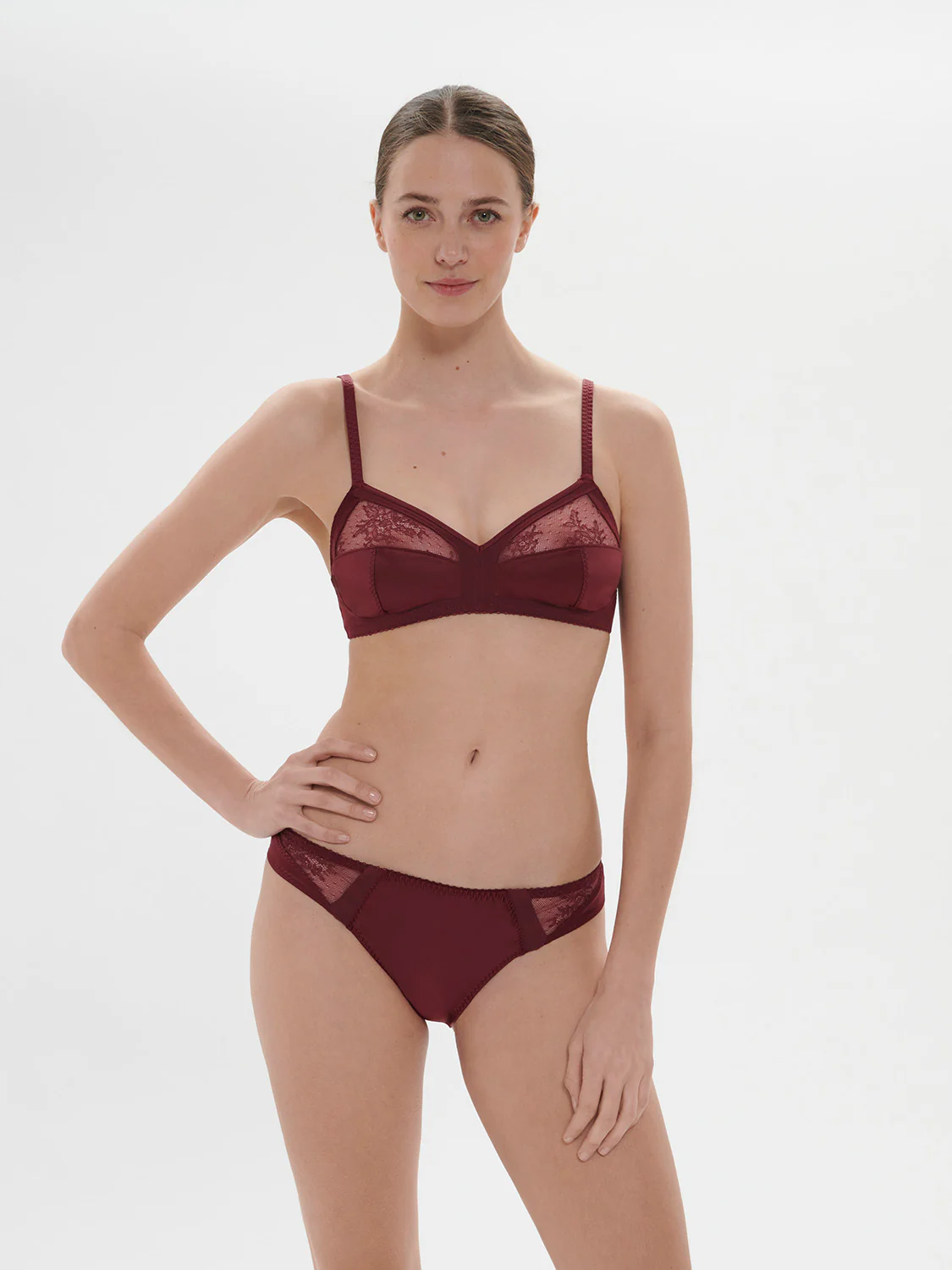 Eve Bralette - Dark Red - Image 6