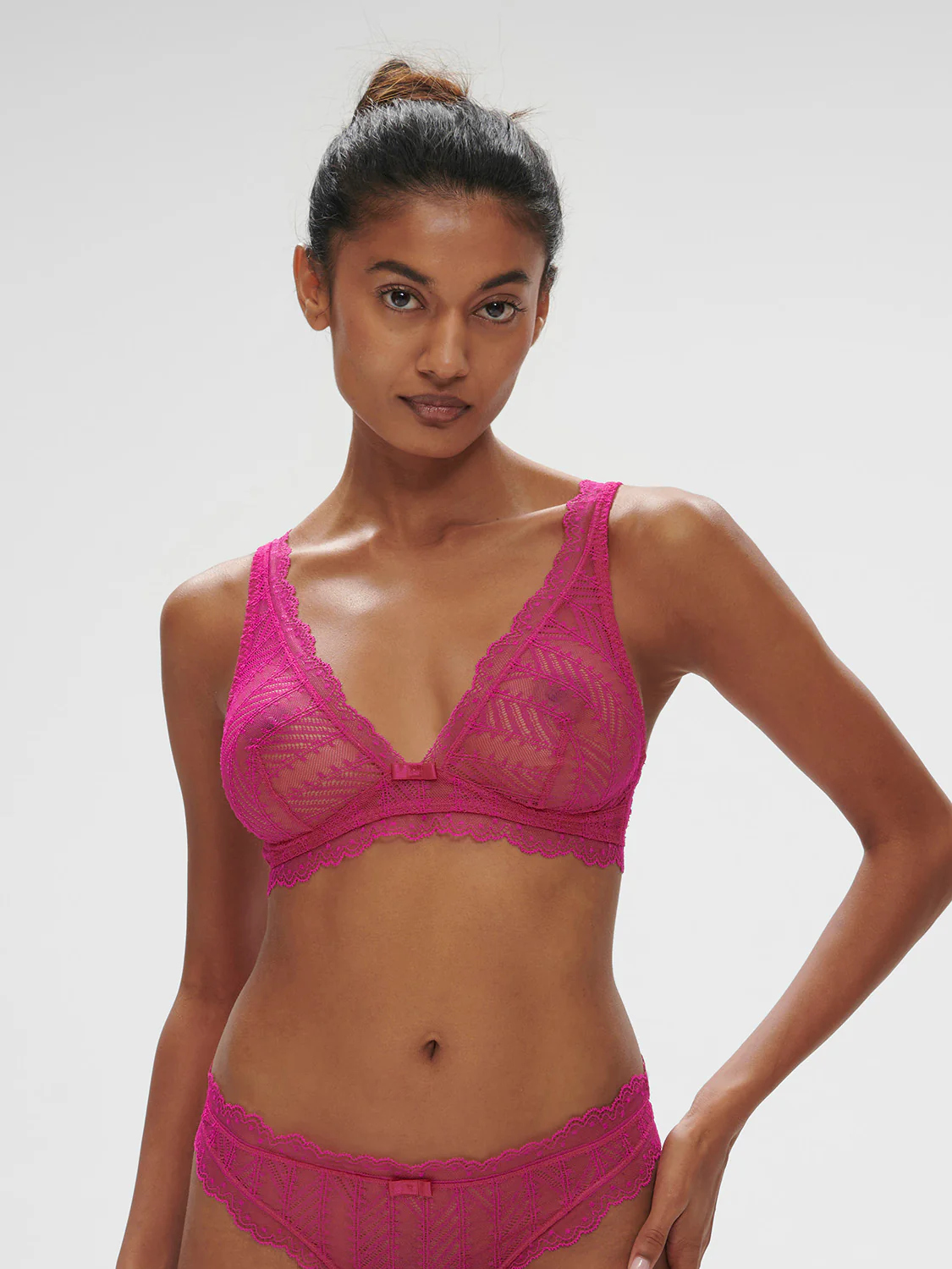 Canopée Bralette - Hibiscus Pink