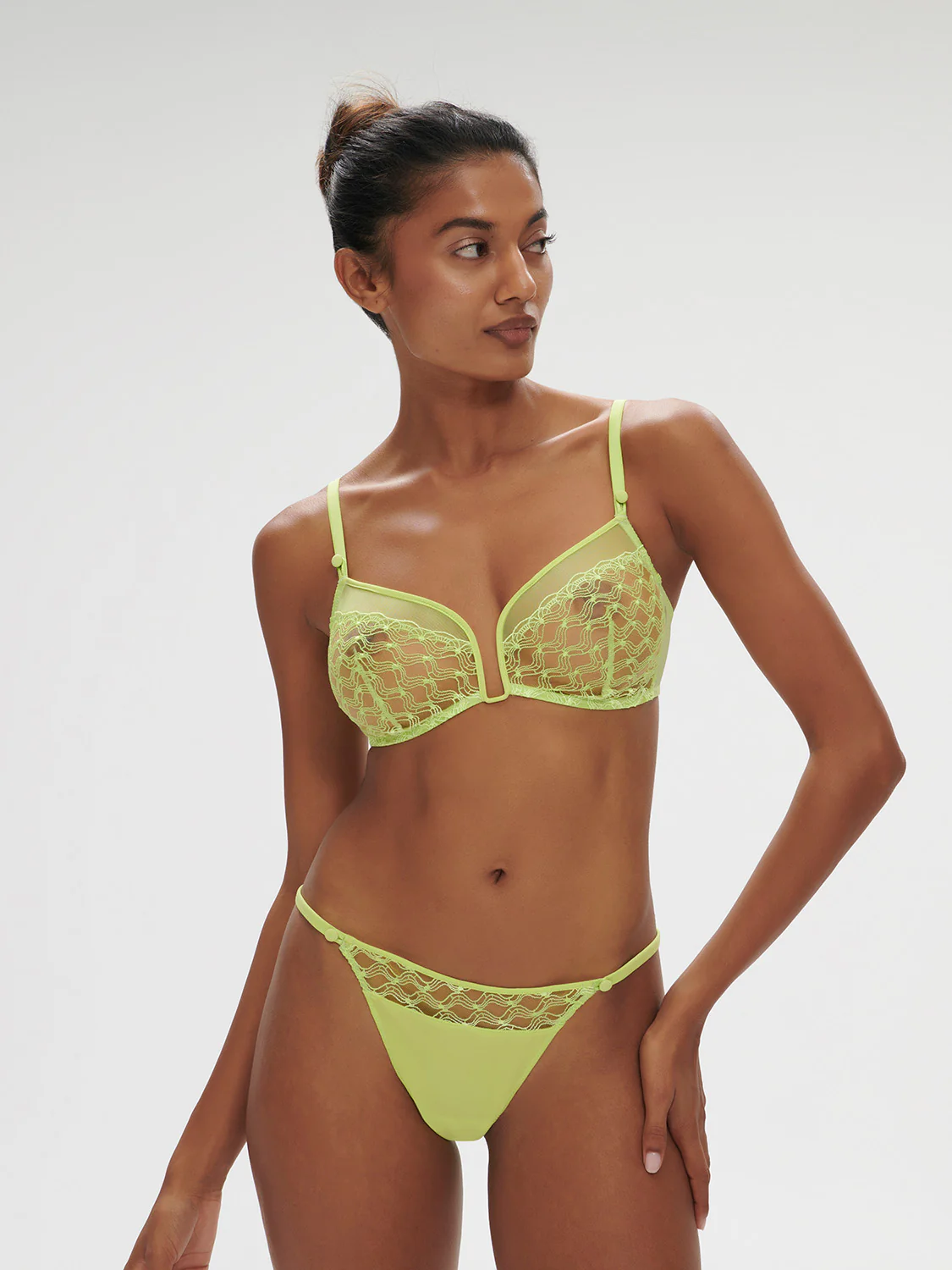 Rose Bralette - Lime - Image 4