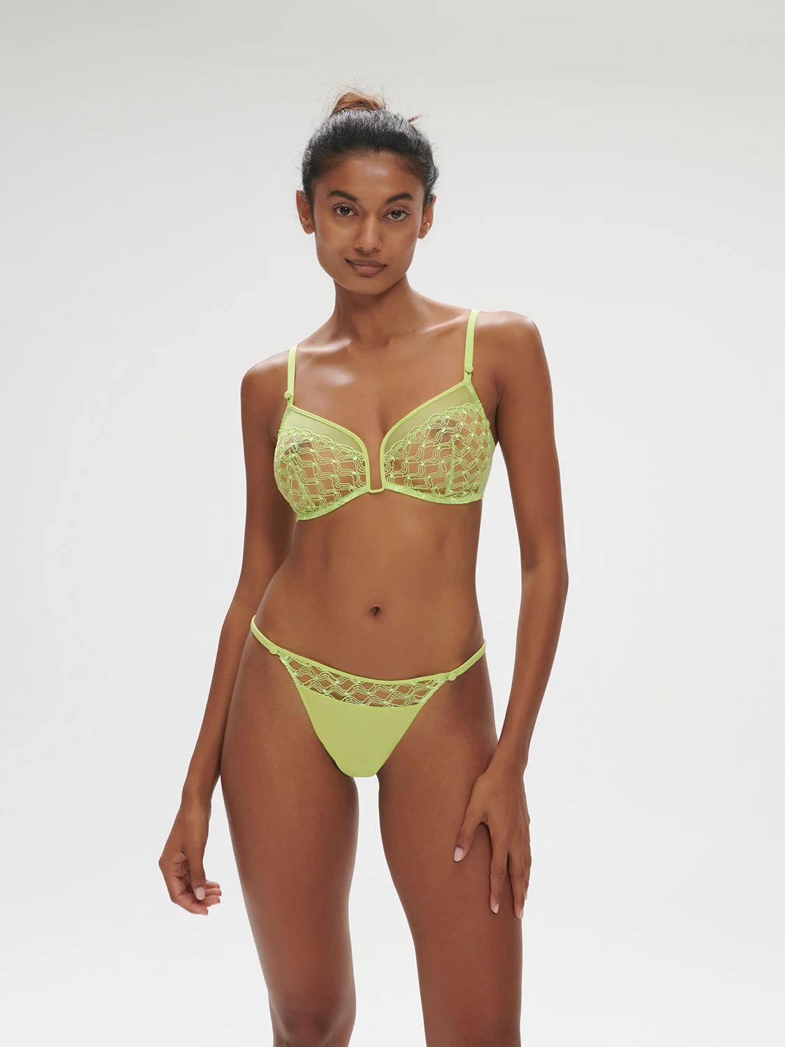 Rose Bralette - Lime - Image 5