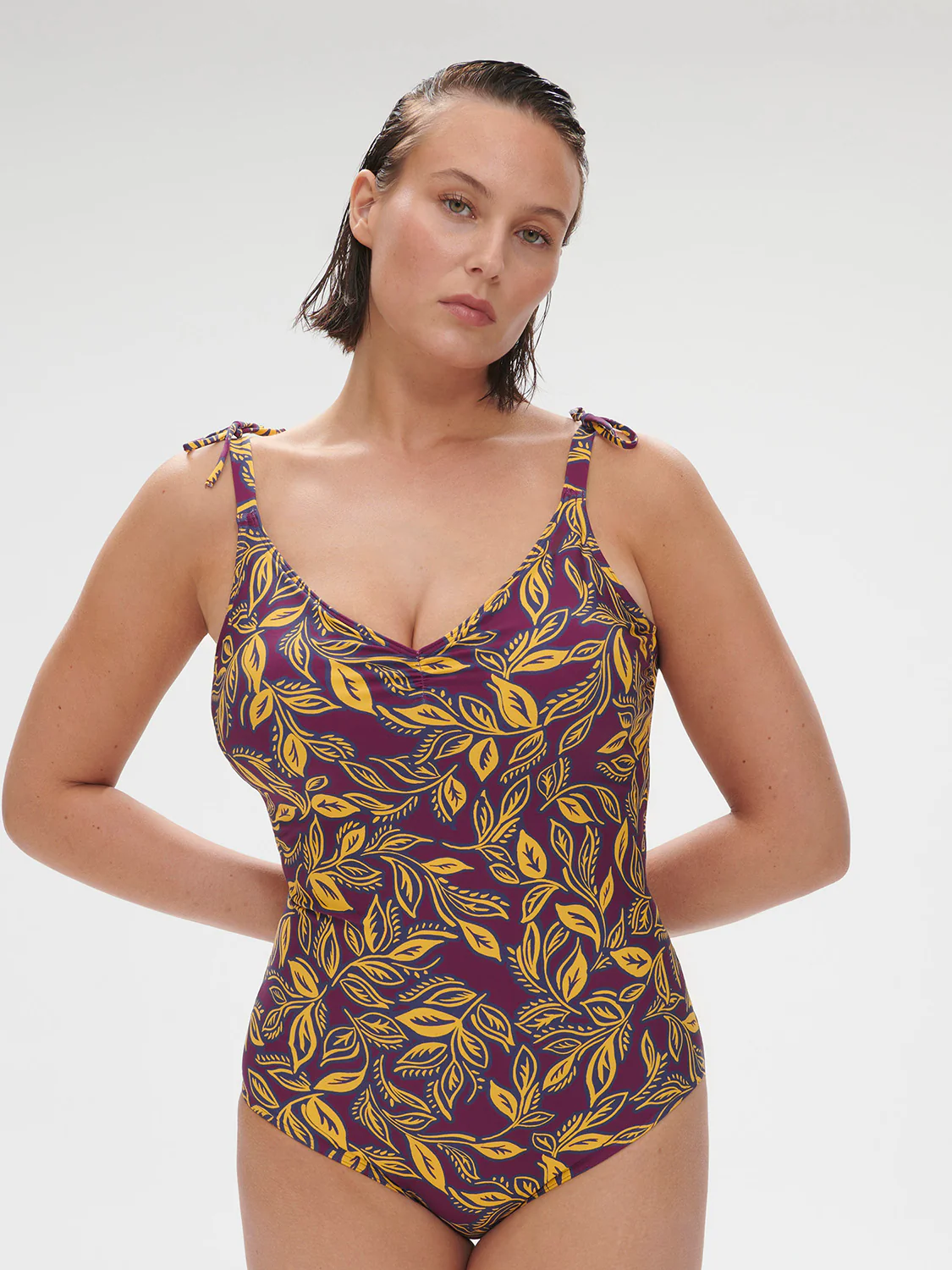 Melia Wireless Padded One-Piece - Agadir Purple - Image 6