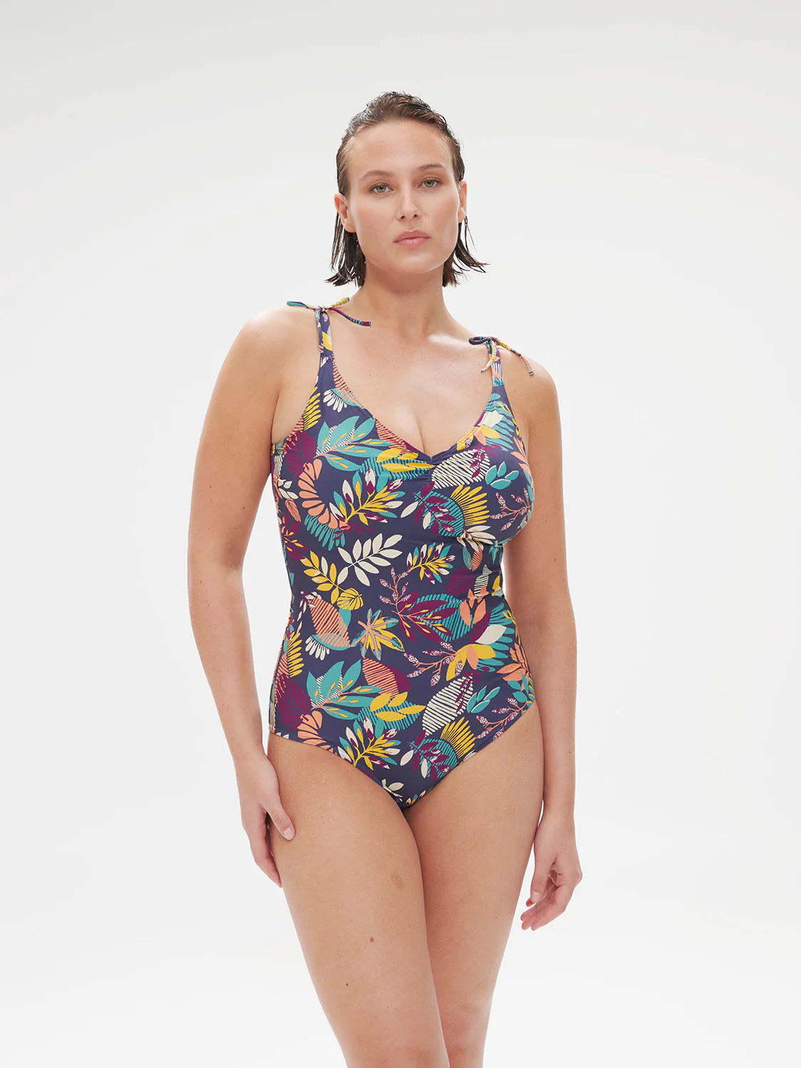 Melia Wireless Padded One-Piece - Seaside Blue - Image 3