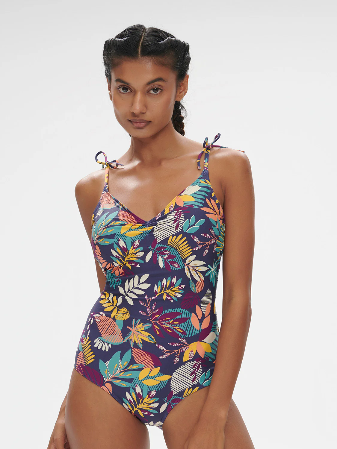 Melia Wireless Padded One-Piece - Seaside Blue - Image 6