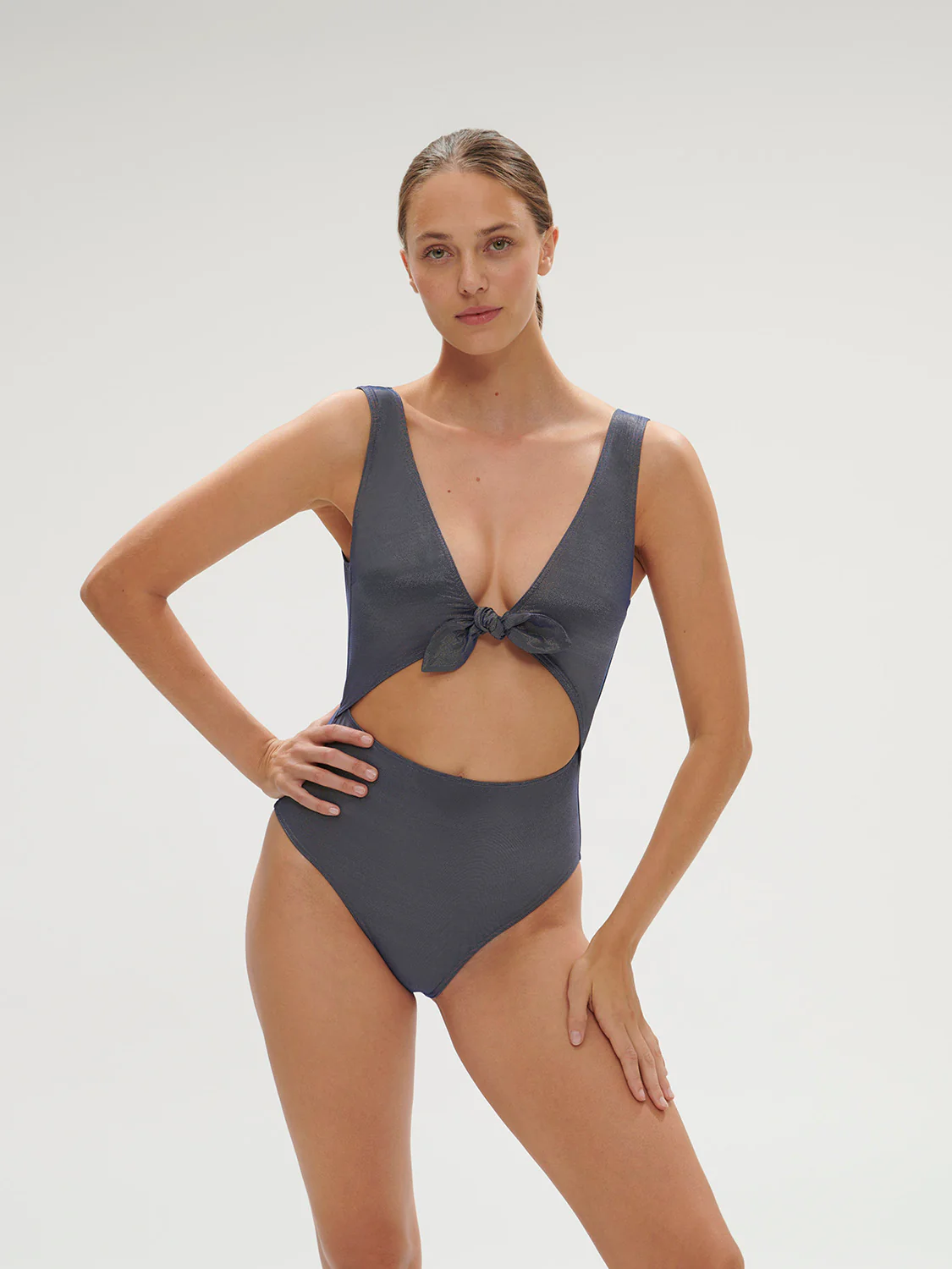 Daphné Wireless One-Piece - Lurex Midnight - Image 5