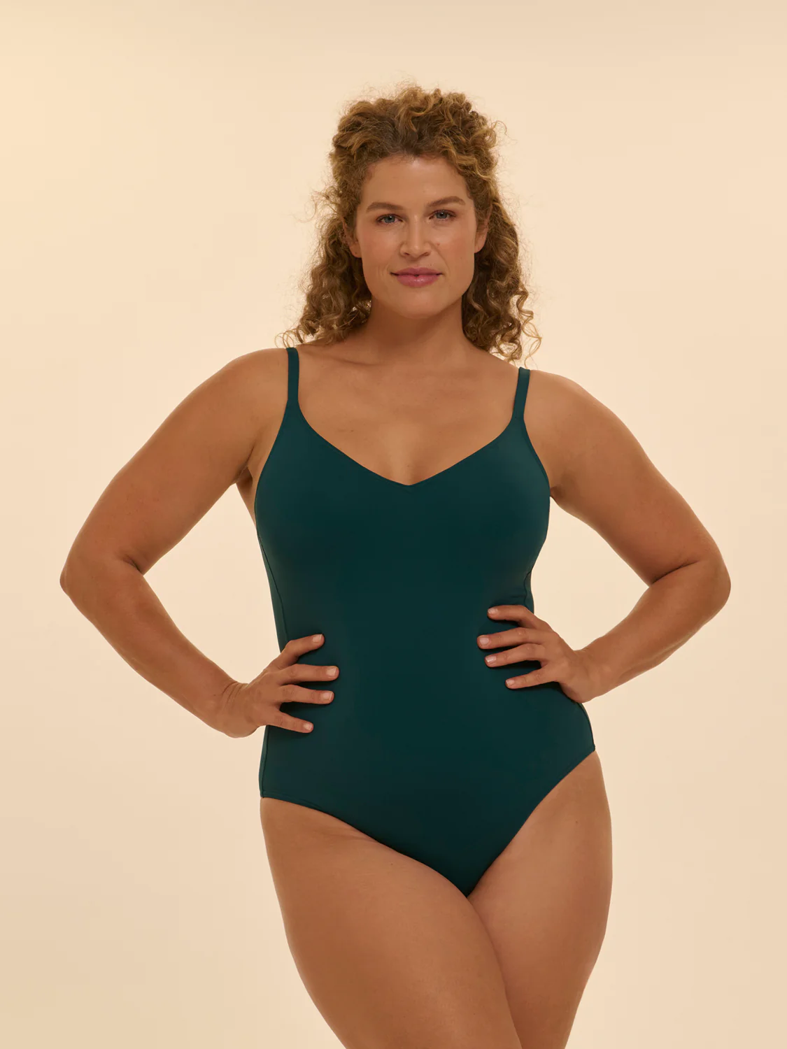 Paloma Wireless Padded One-Piece - Emerald - Image 5