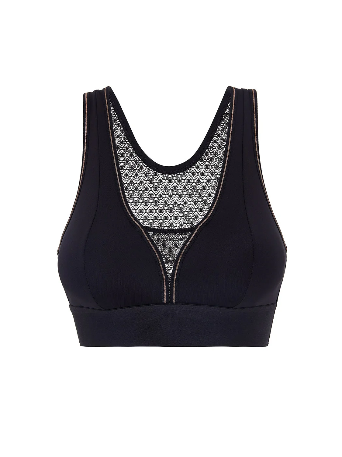 Harmony Medium Impact Wireless Sports Bra - Black - Image 6