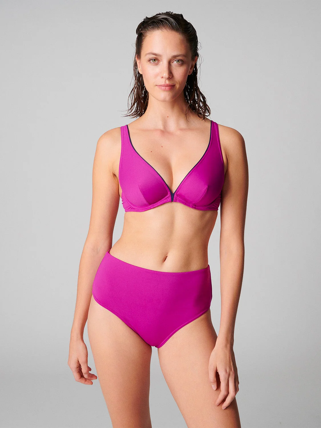 Calysta Underwire Plunge - Bougainvillea - Image 4