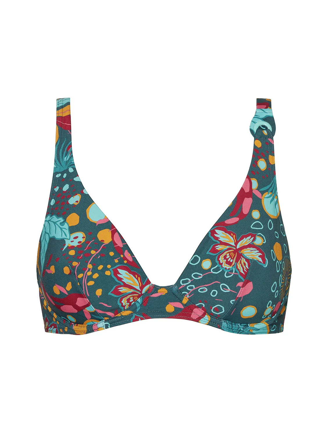 Neroli Underwire Plunge - Lagoon Green - Image 6