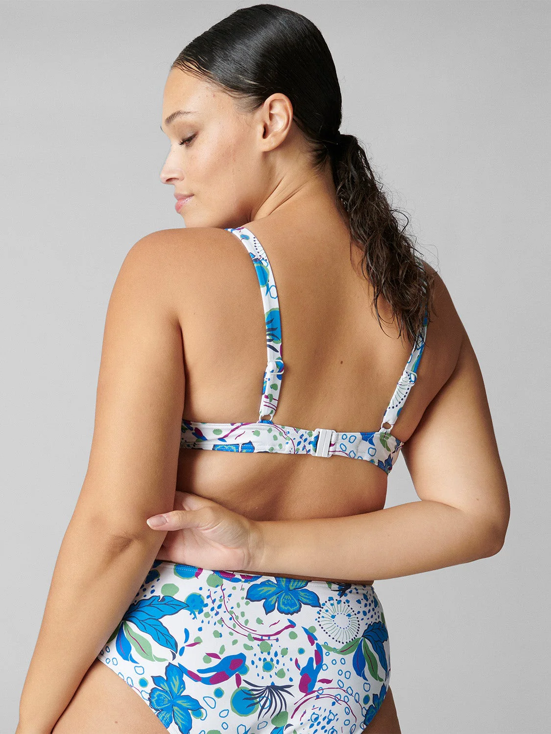 Neroli Underwire Plunge - White Littoral - Image 2