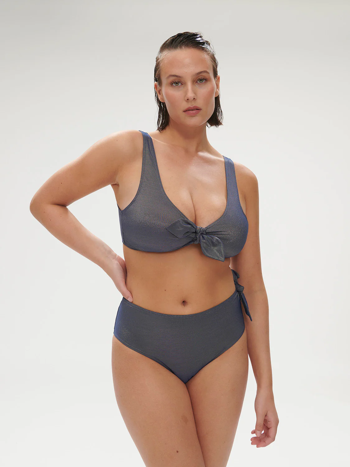 Daphné Wireless Triangle - Lurex Midnight - Image 8