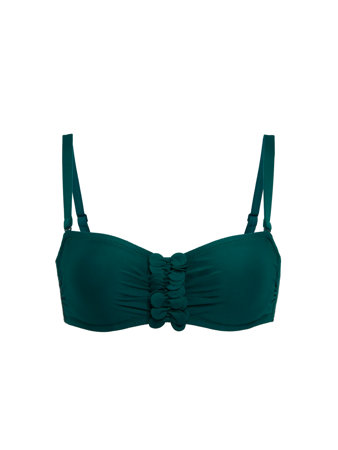 Paloma Underwire Bandeau - Emerald - Image 9